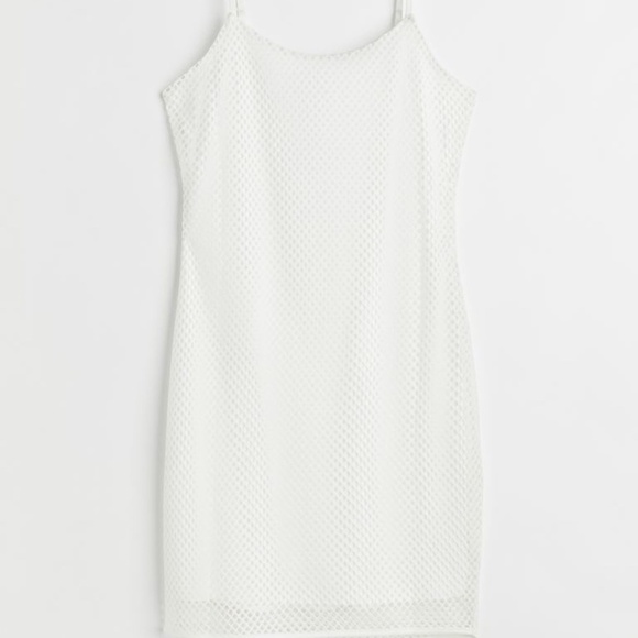 H&M Fitted Mesh Dress NWT - Picture 8 of 9